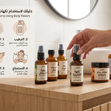 دليلك الكامل لاستعمال “نكهات الجسم” بالطريقة الصحيحة